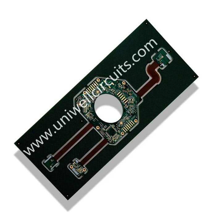 Muaj Automated Tswj Txheem Rigid Flex Circuit Board